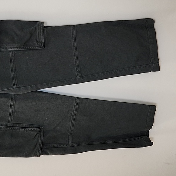 Aritzia TNA Women's Gray Cargo Straigh Leg  Jeans Size 4 - Picture 5 of 12